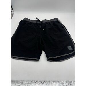 Dixxon Board Shorts Mens XL Black Gray Hybrid Swim Athletic Drawstring